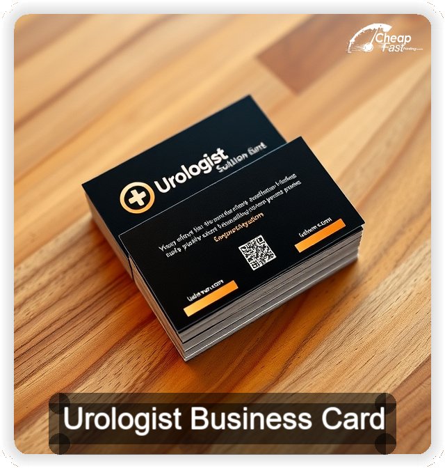 Urologist business card design sample