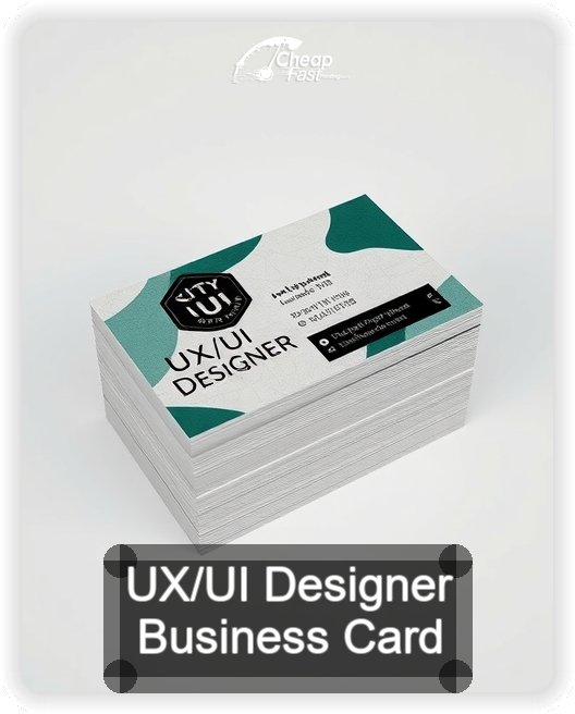 Ux Ui Designer business card design sample