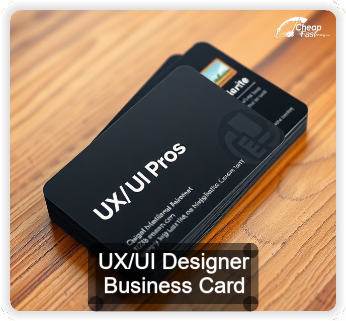 Ux Ui Designer business card design sample