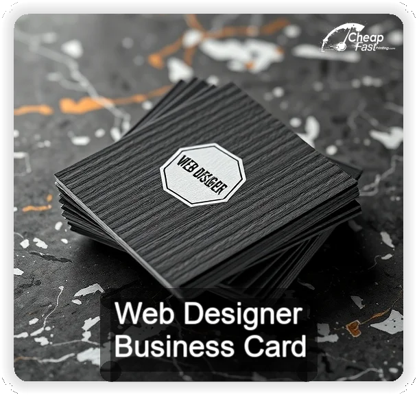 Web Designer business card design sample