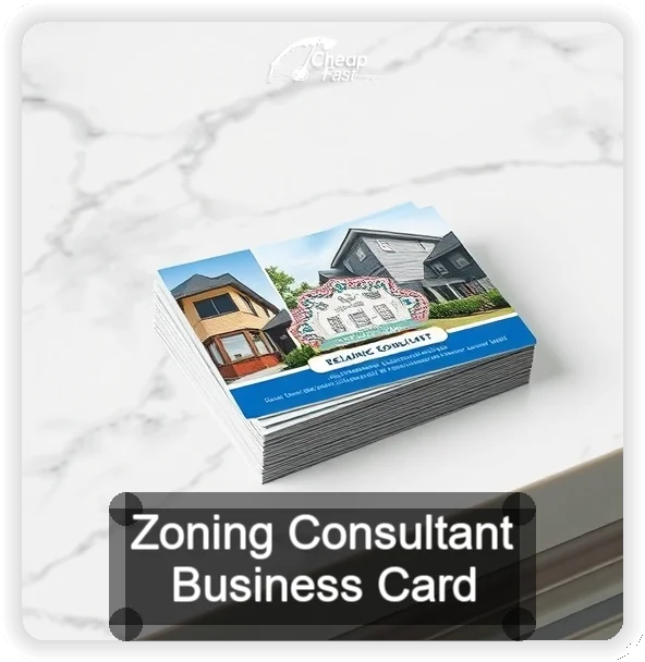 Zoning Consultant business card design sample
