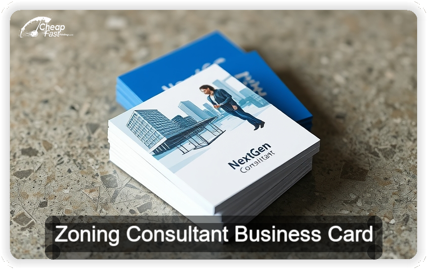 Zoning Consultant business card design sample