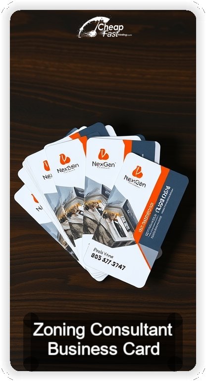 Zoning Consultant business card design sample