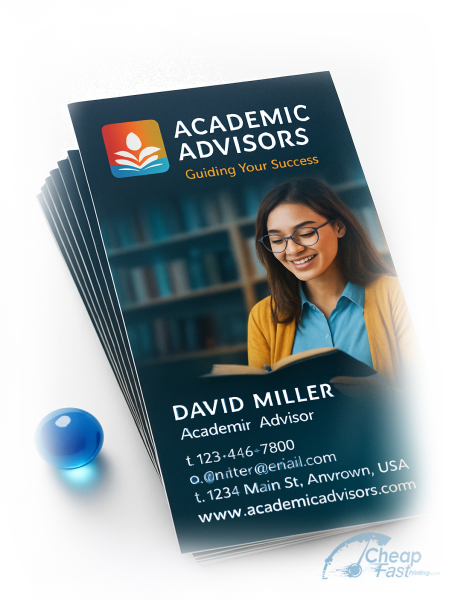 Academic advisor digital layout example