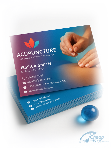 Acupuncturist business card example