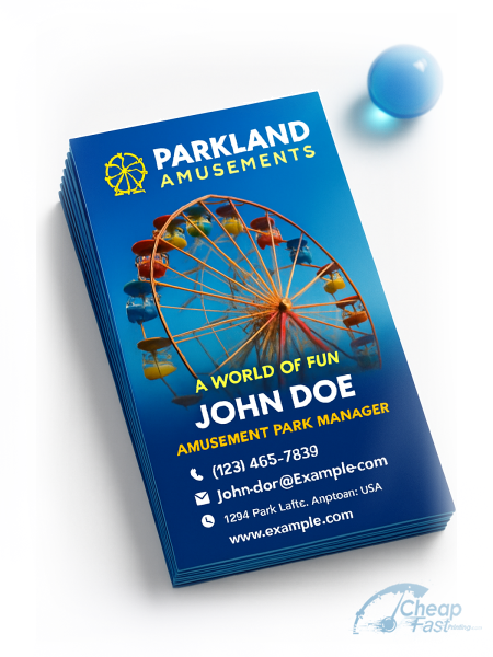 Amusement park manager bulk template example