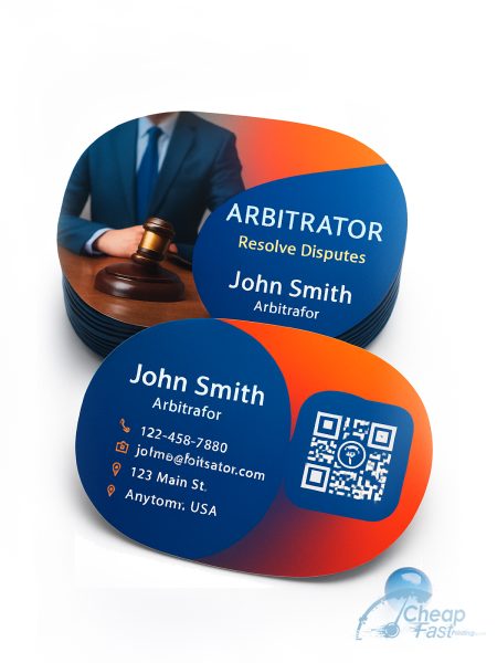Matte business card example