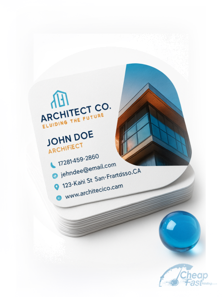 Linen business card example