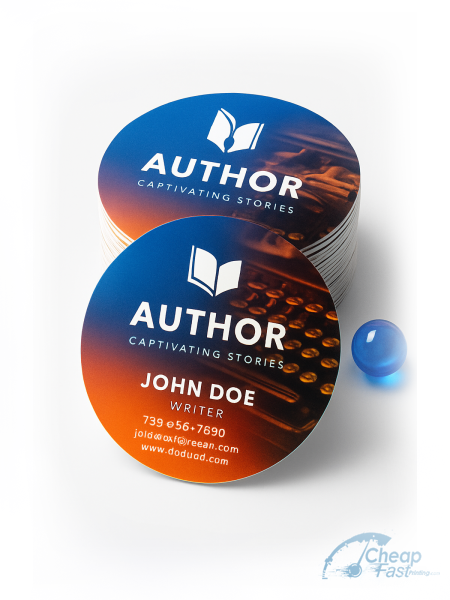 Author card information example