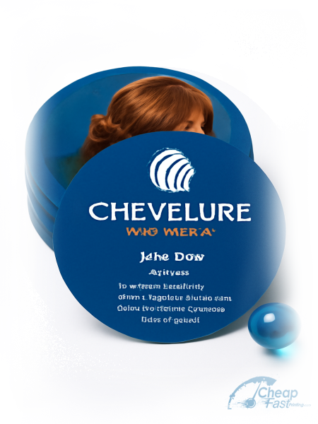 5000 Express Circle 3" Circle 38pt Trifecta Blue Wig Maker Business Cards