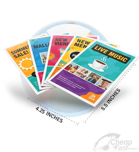 4 25x5 5 Quarter Page Sized Full Color Copies Printing As Flyer