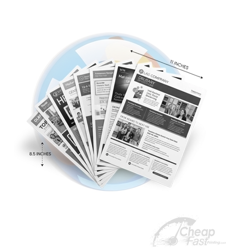 8 5x11 Sized Black And White Copies Printing As Flyer