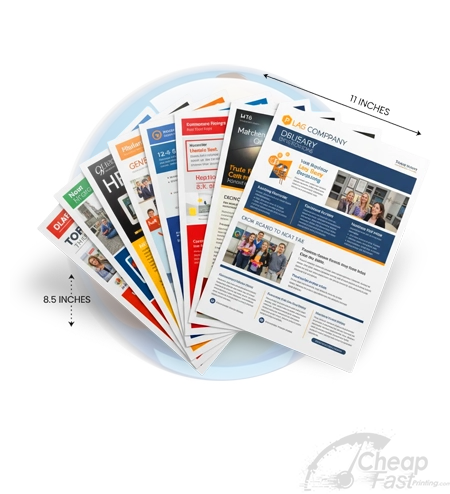 8 5x11 Sized Full Color Copies Printing As Flyer