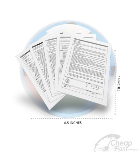 8 5x14 Legal Sized Black And White Copies Printing As Flyer