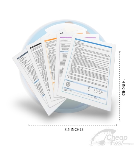 8 5x14 Legal Sized Full Color Copies Printing As Flyer