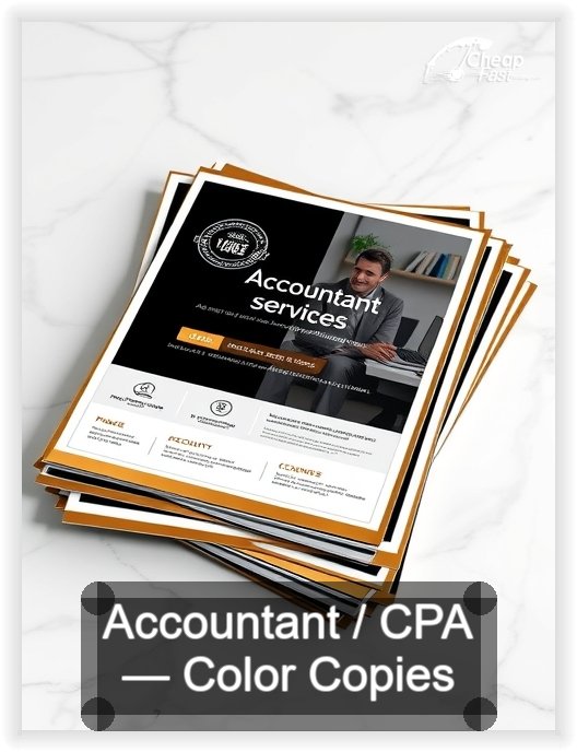 Accountant Cpa business card design sample