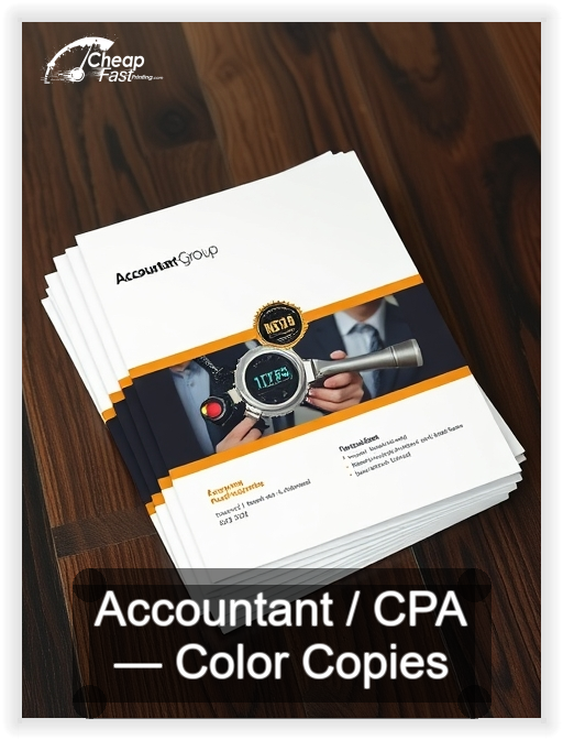 Accountant Cpa business card design sample