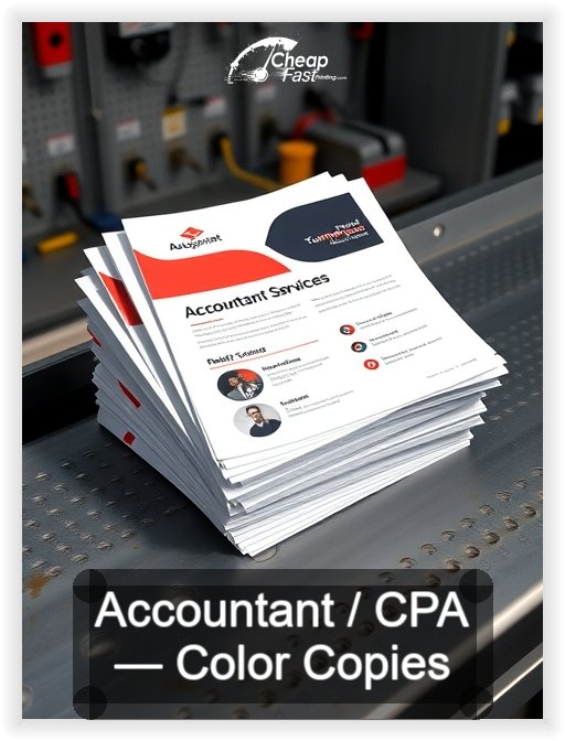 Accountant Cpa business card design sample