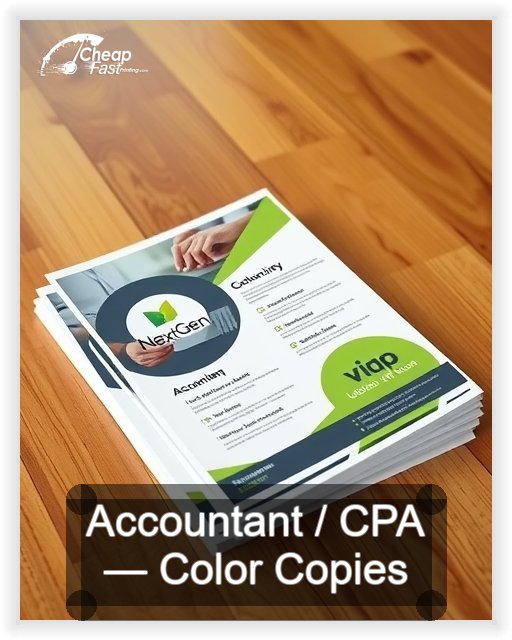 Accountant Cpa business card design sample