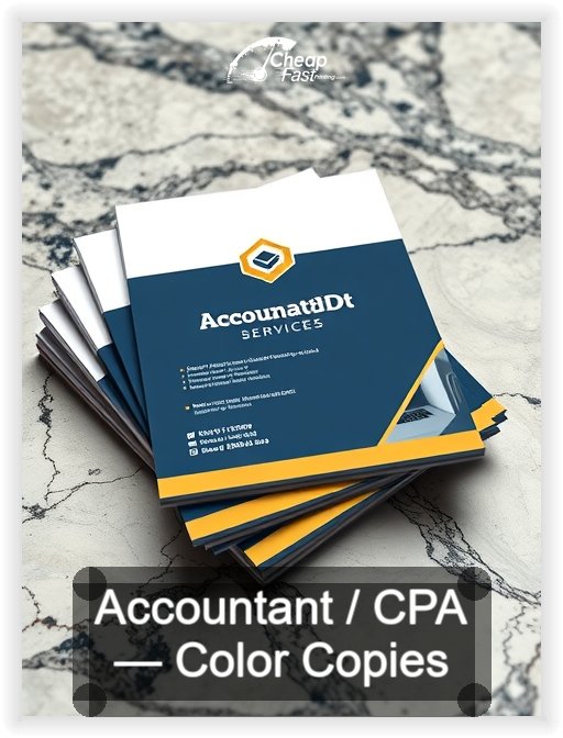 Accountant Cpa business card design sample