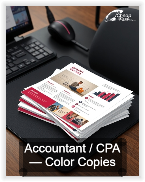 Accountant Cpa business card design sample