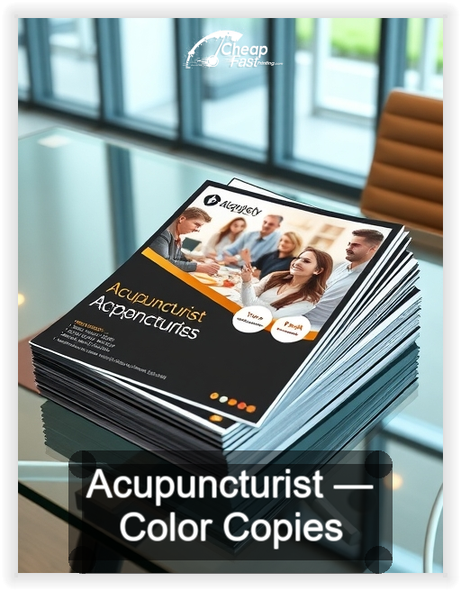 Acupuncturist business card design sample