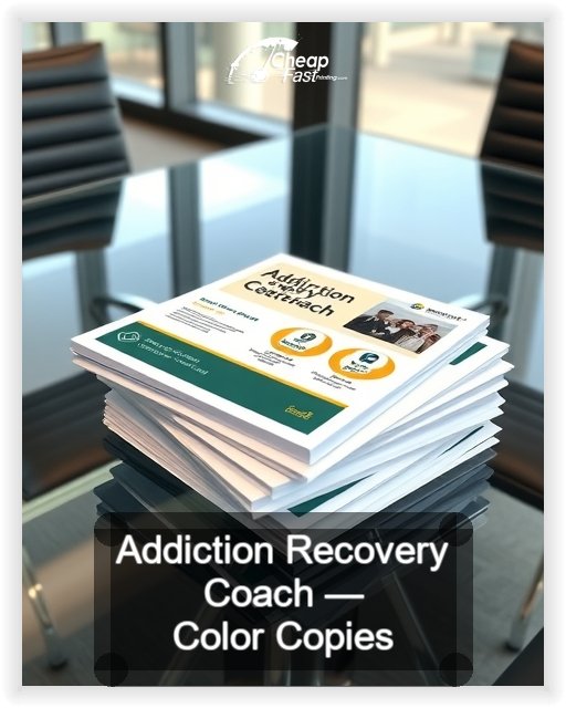 Addiction Recovery Coach business card design sample