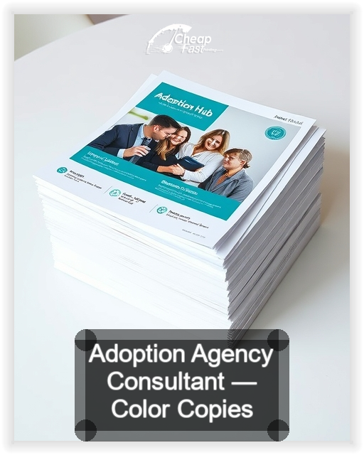 Adoption Agency Consultant business card design sample