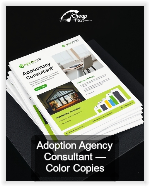 Adoption Agency Consultant business card design sample