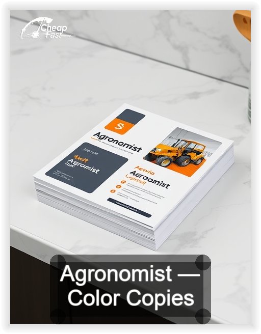 Agronomist business card design sample