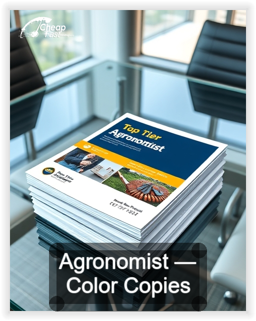 Agronomist business card design sample