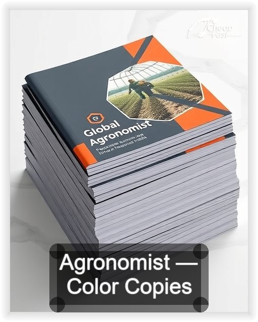 Agronomist business card design sample