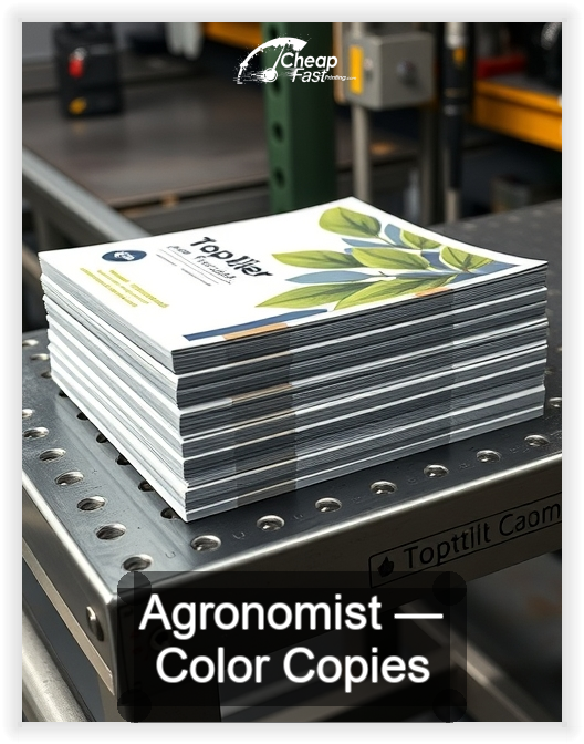 Agronomist business card design sample