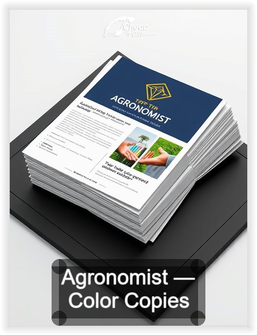 Agronomist business card design sample