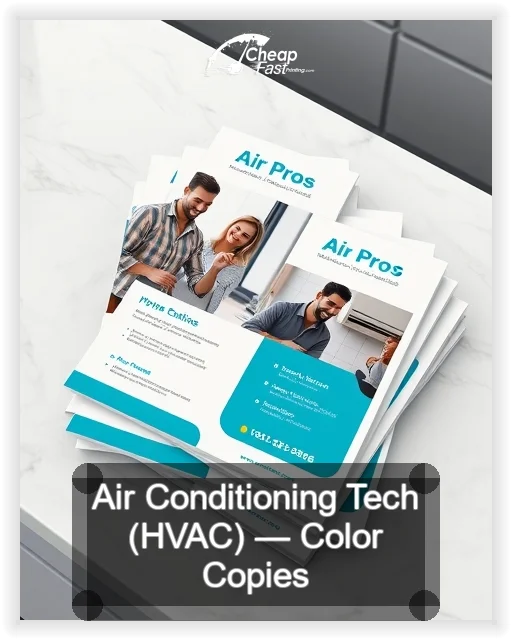 Air Conditioning Tech Hvac business card design sample