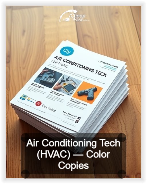 Air Conditioning Tech Hvac business card design sample