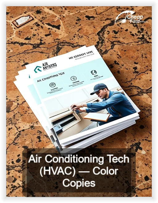 Air Conditioning Tech Hvac business card design sample