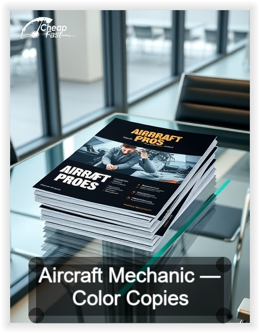 Aircraft Mechanic business card design sample