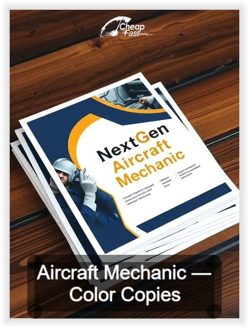 Aircraft Mechanic business card design sample