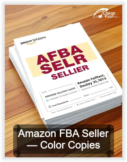 Amazon Fba Seller business card design sample