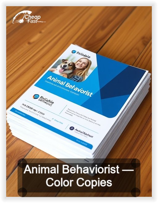 Animal Behaviorist business card design sample