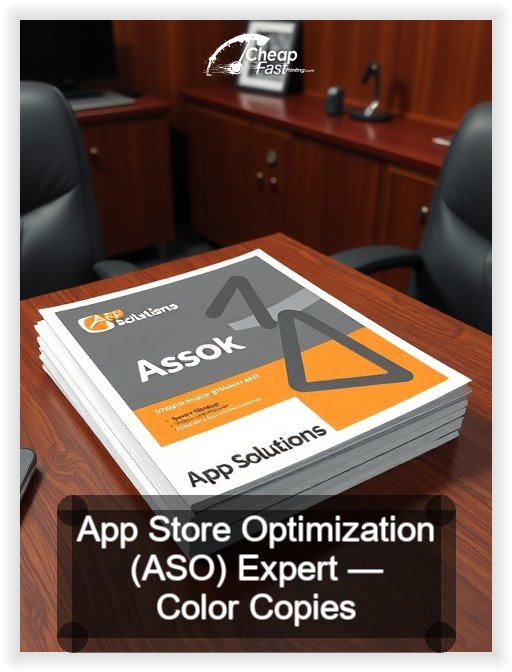App Store Optimization Aso Expert business card design sample