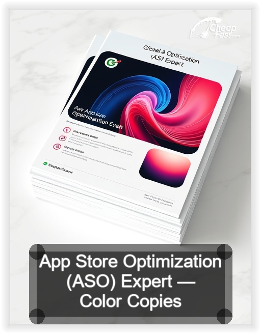 App Store Optimization Aso Expert business card design sample