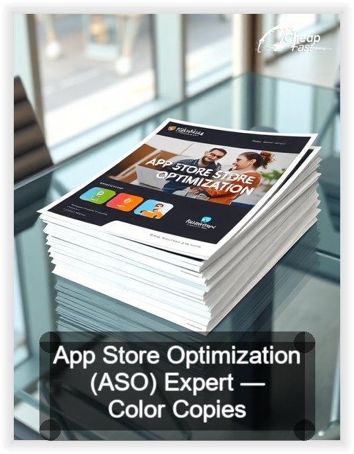 App Store Optimization Aso Expert business card design sample