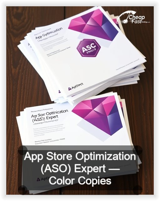 App Store Optimization Aso Expert business card design sample
