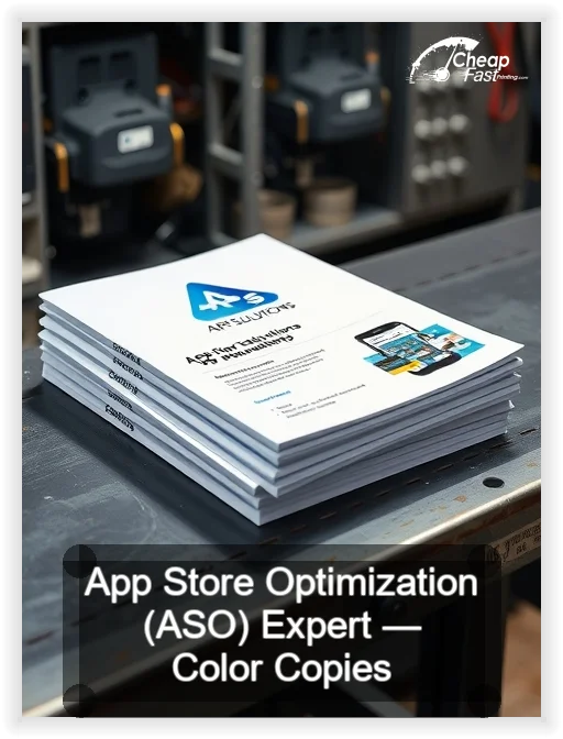 App Store Optimization Aso Expert business card design sample