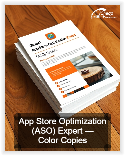 App Store Optimization Aso Expert business card design sample