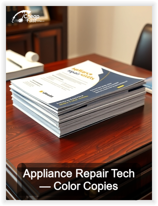 Appliance Repair Tech business card design sample