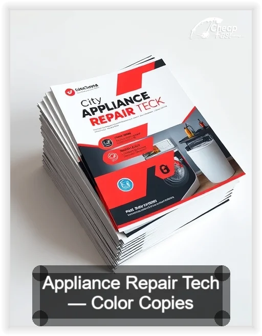 Appliance Repair Tech business card design sample
