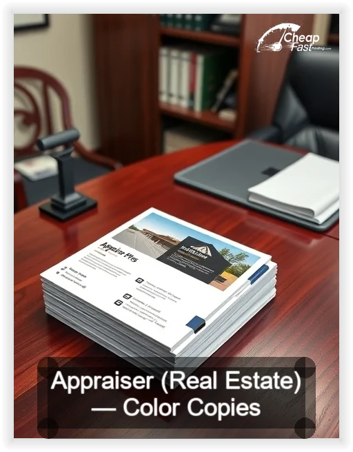 Appraiser Real Estate business card design sample
